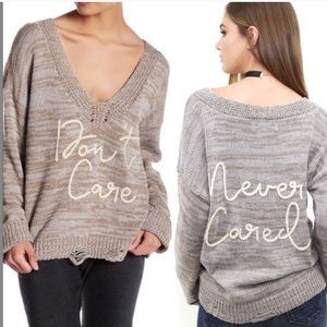 Wildfox Don’t Care Sweater